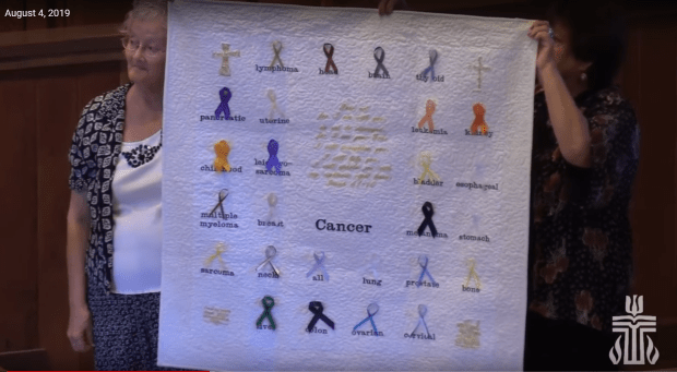 Cancer Quilt Dedication